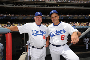 General manger Bob Watson and manager Joe Torre of the New York