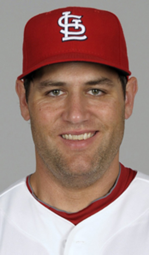 Retired major-league baseball star Lance Berkman and his daughter